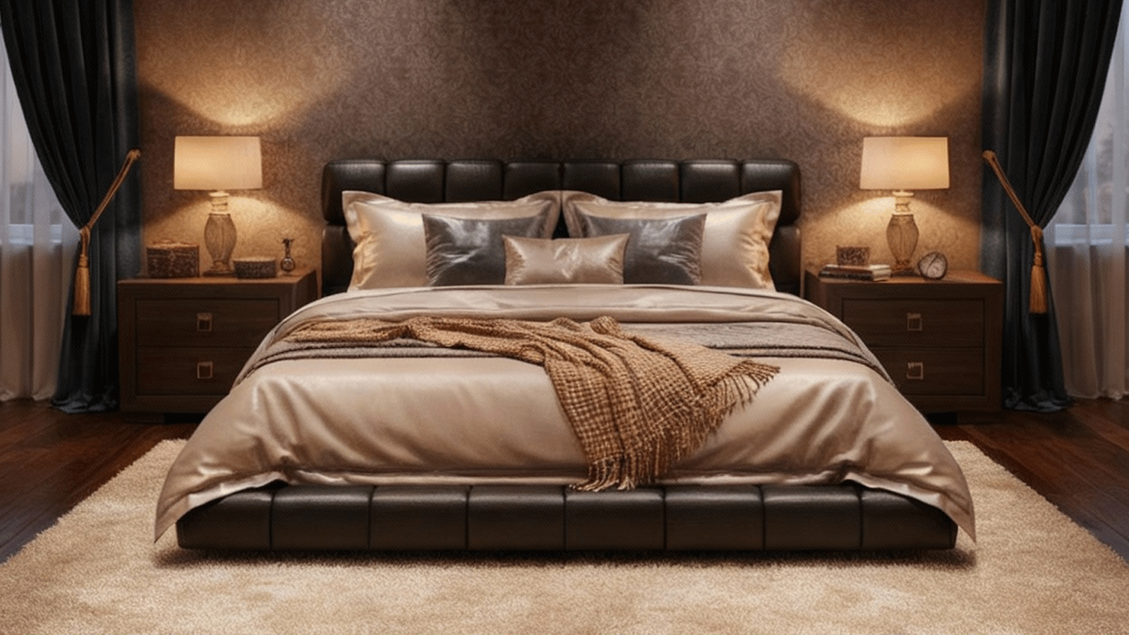 Anmytek Puff Bed 1.8m – Spacious Leather Sofa Bed with Quilted Design, Plush Cushions, and Sturdy Frame – Ideal for Modern Living Spaces