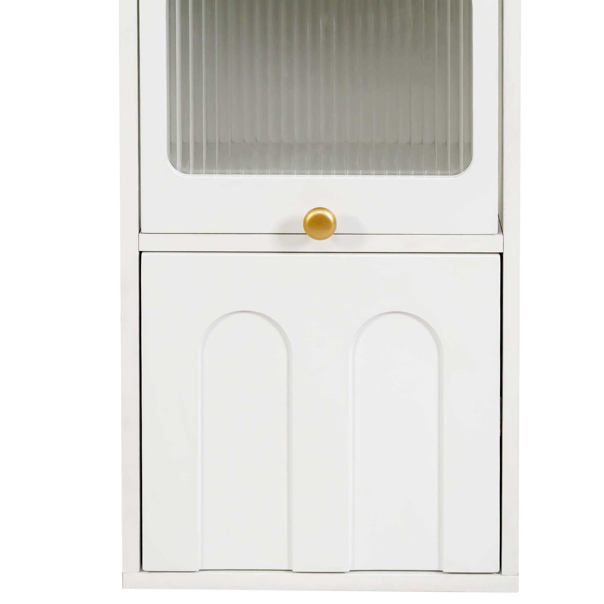 Anmytek 70.87in Tall Bathroom Storage Cabinet 1 Door 2 Drawers Narrow Floor Storage Unit for Bathroom Living Room Entryway Kitchen