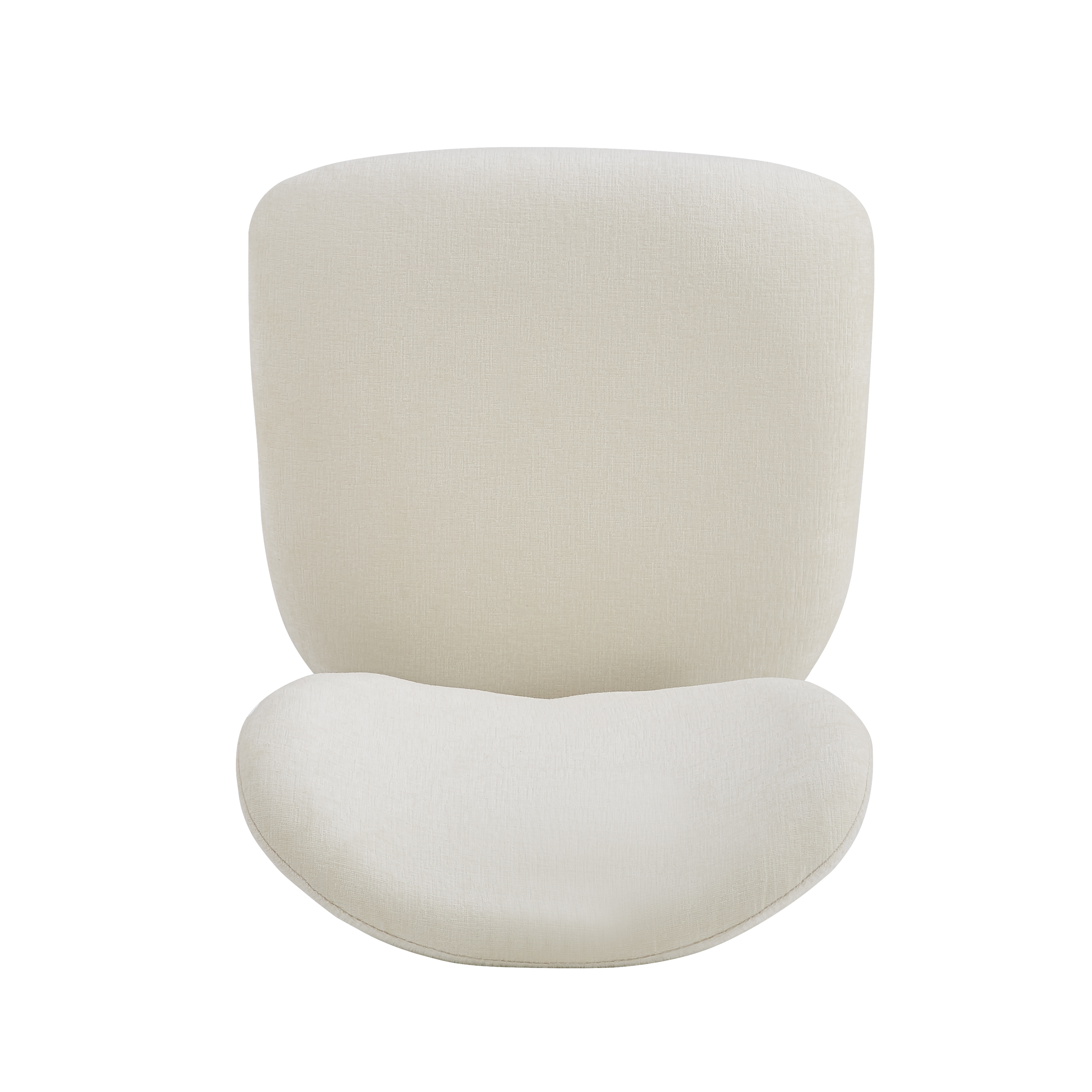 `Anmytek Upholstered Dining Chairs Set of 2 with Metal Legs Beige`