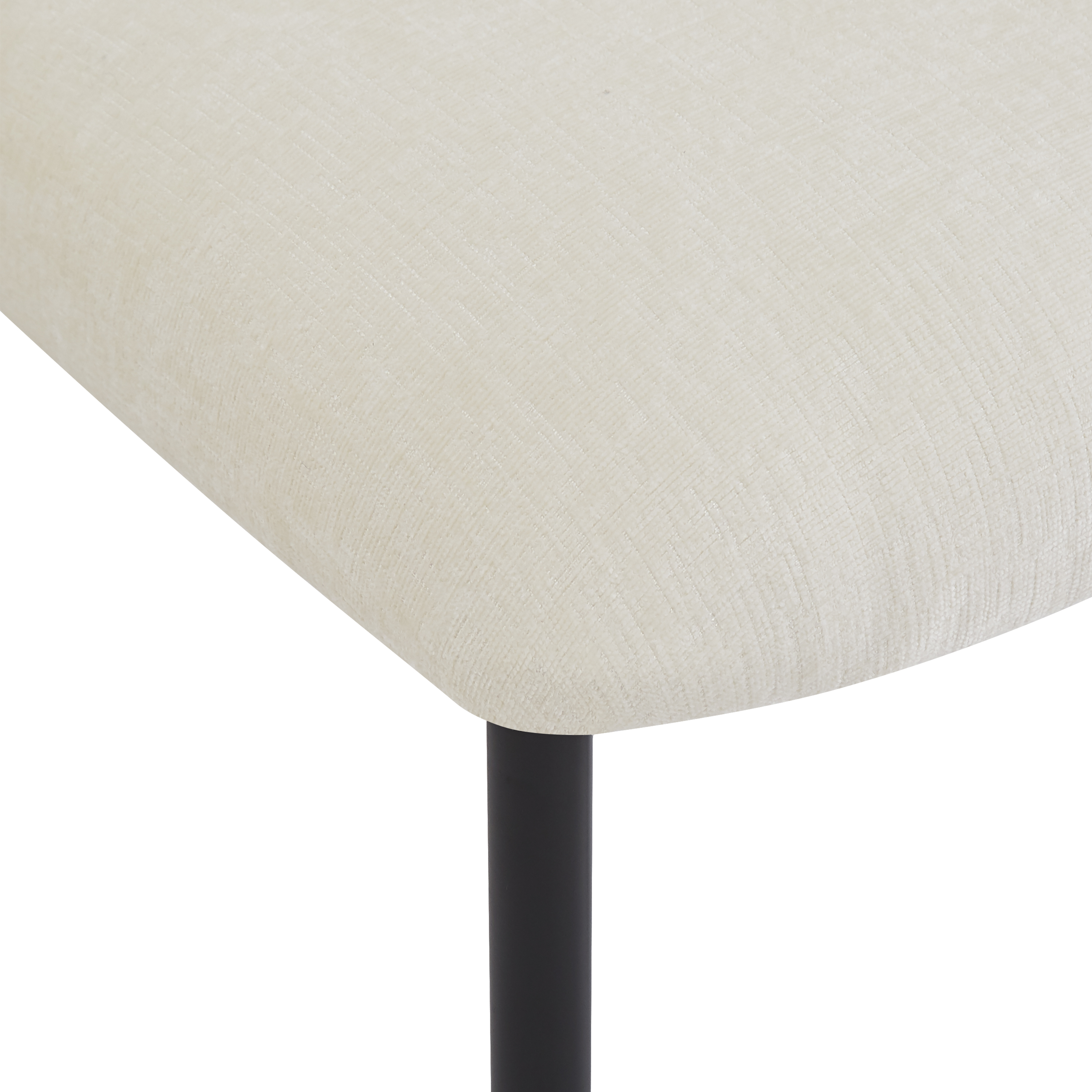 `Anmytek Upholstered Dining Chairs Set of 2 with Metal Legs Beige`