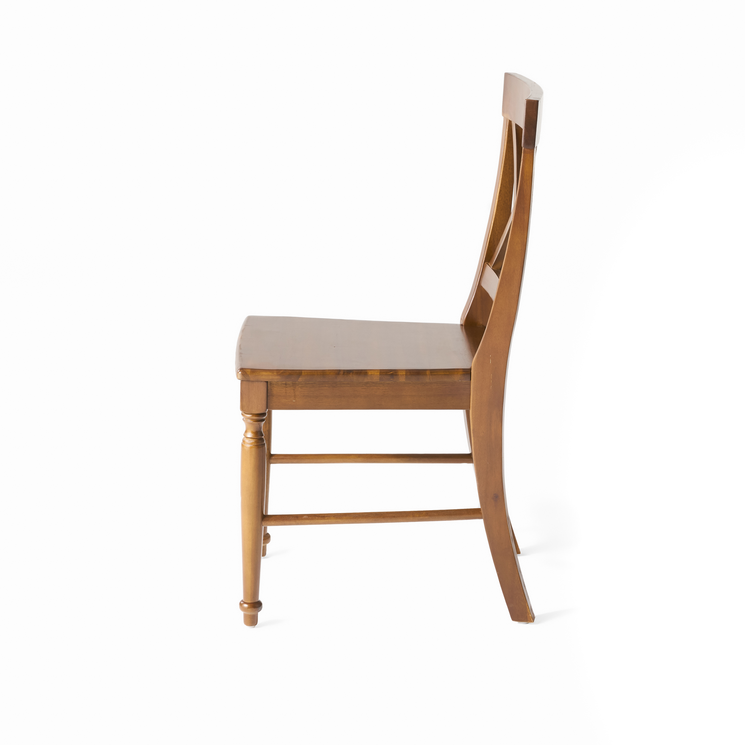 Anmytek Acacia Wood Dining Chairs Set of 2 Dark Oak Finish