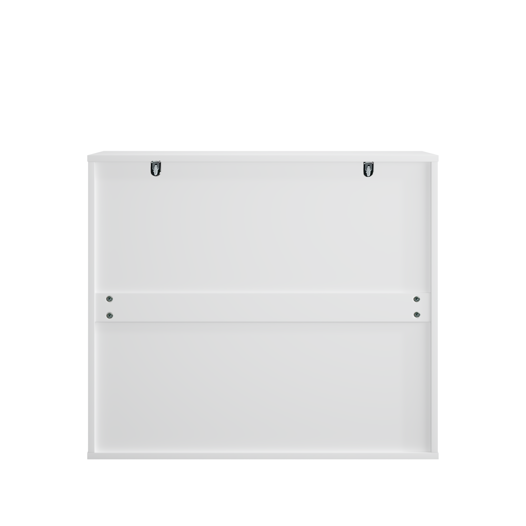 Anmytek Modern White Sideboard Buffet Cabinet Double Door Kitchen Storage Cupboard with Adjustable Shelves Coffee Bar Cabinet for Dining Room Living Room Entryway