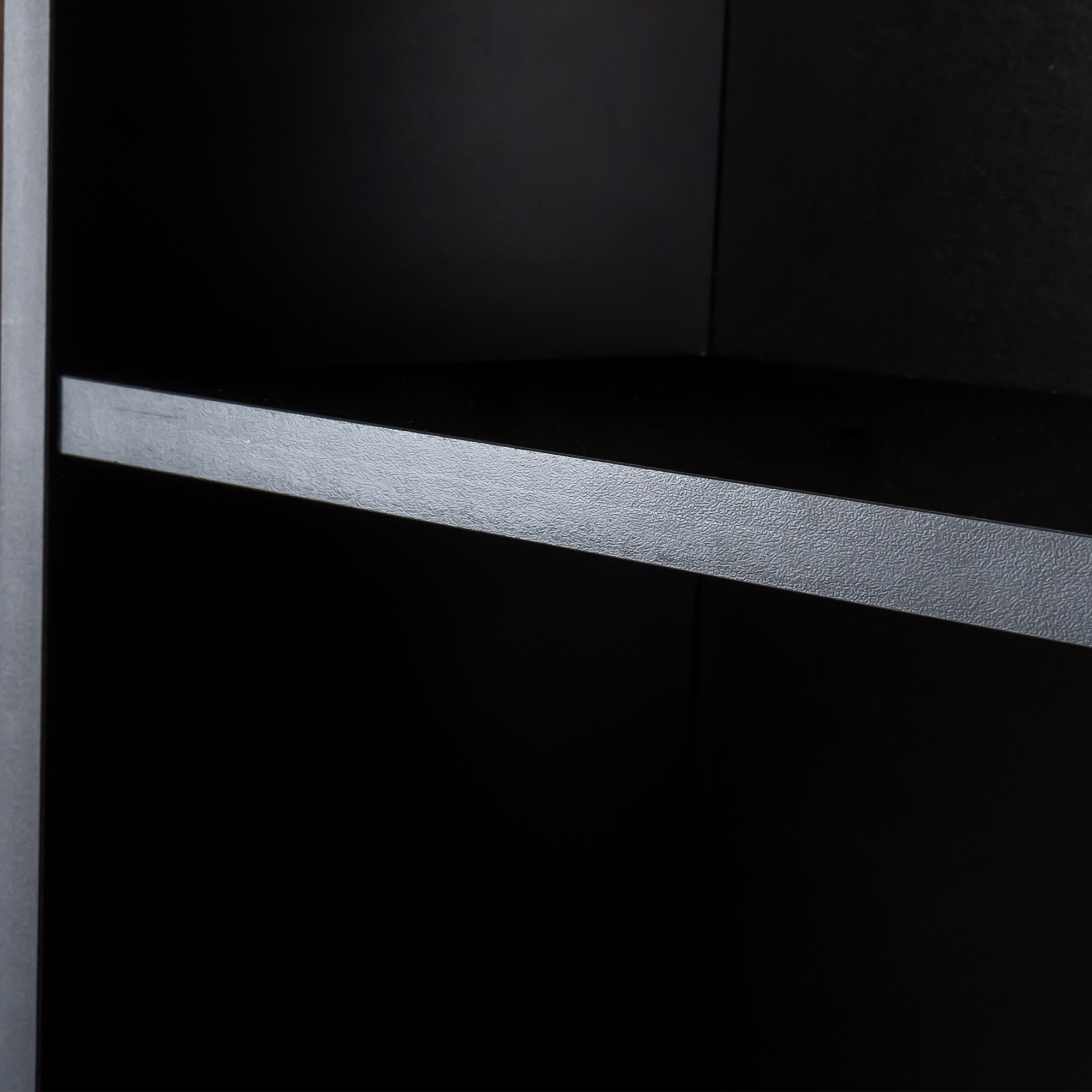Anmytek Black Modern Simple Makeup Vanity Desk Multi Layer Storage With Large Capacity