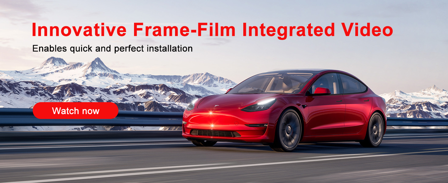 BERSEM Silkfeel Glass Screen Protector Compatible with Tesla Model 3 / Y Center Control Touch Screen Car Navigation [EZ Kit] [Anti Glare] [Automatic Alignment] [Bubble Free]