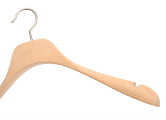 Deluxe Wooden Coat Suit Hanger With Clips