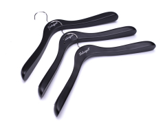 Deluxe Black Color Wooden Coat Hangers