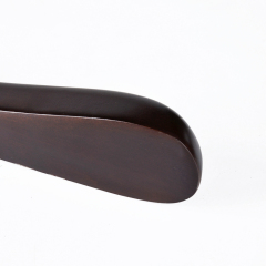 Deluxe Walnut Color Wooden Coat Hangers