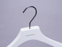 Deluxe White Color Wooden Coat Hanger