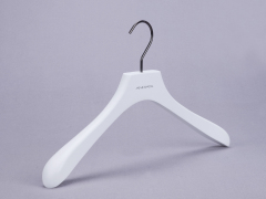Deluxe White Color Wooden Coat Hanger