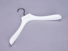 Deluxe White Color Wooden Coat Hanger