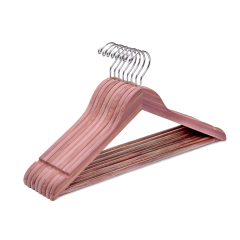 Cedar Wood Shirt Suit Hanger With Bar