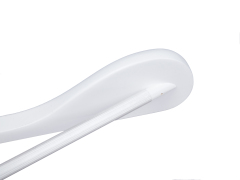 White Color Wooden Clothes Hanger With Round Bar
