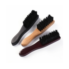 Wooden Handle Boar Bristle Hair Dust Out Mini Suit Clothes Dust Brush For Hotel And Household