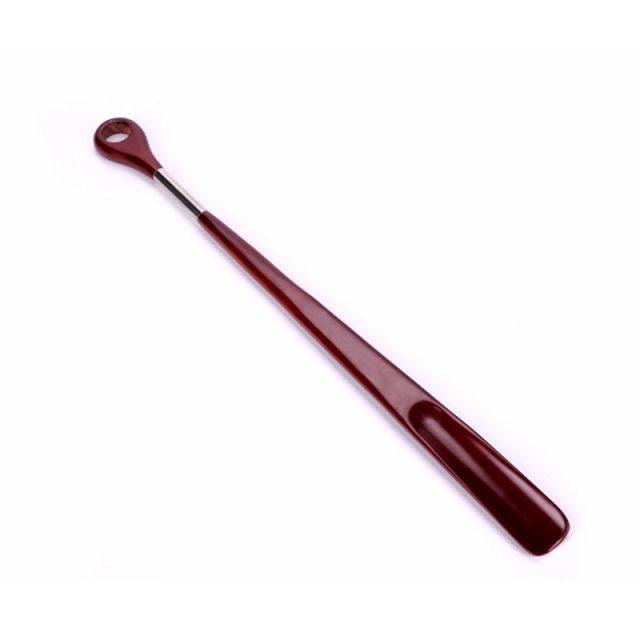 Custom 75cm Hotel Luxury Men's Long Handled Wooden Shoe Horn