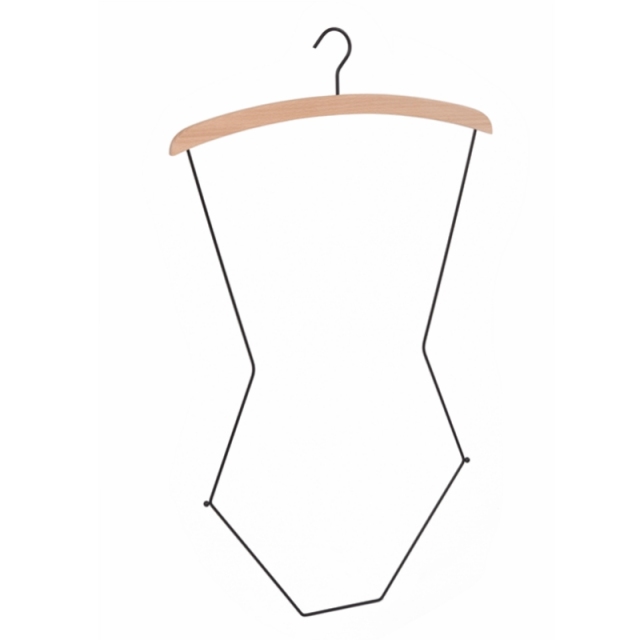 Luxury Wooden Bikini Hangers Space Saving For Swimwear