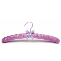 Lavender Cotton Padded Hangers Soft Anti-slip Clothing Coat Foam Hanger Sponge Satin Padded Hangers