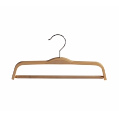 Natural Kids Baby Children Solid Wooden Pants Hangers Trousers Bottom Hangers