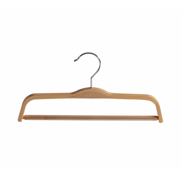 Natural Kids Baby Children Solid Wooden Pants Hangers Trousers Bottom Hangers