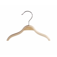 Factory Supplied Natural Wooden Baby Kids Children Top Hangers