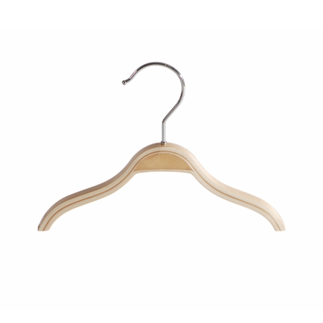 Factory Supplied Natural Wooden Baby Kids Children Top Hangers