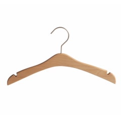 High Quality Wood Coat Hanger Clothes Wooden Top Hangers For Clothing