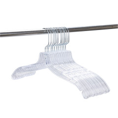 Clear Plastic Hangers Crystal for Clothes Hangers Space Saving Durable Shirt & Coat Hangers Closet Hangers