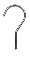 Gun nickel finihshed hook