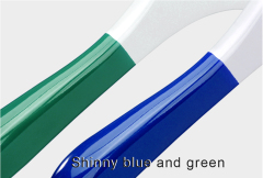 Shinny blue and green color