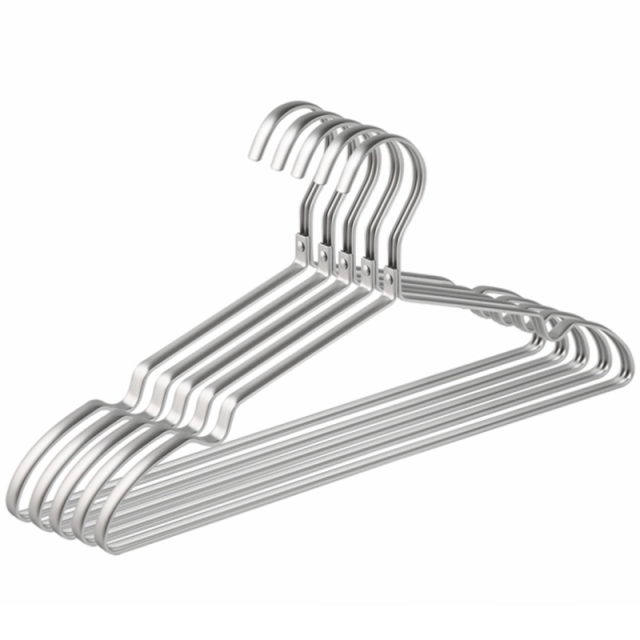 3-Color Aluminum Hangers, Matte Gold Metal Hanger, Aluminum Hanger for Coat & Shirt