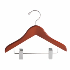 Wholesale Wooden Kids Suits Baby Children Clothing Hangers