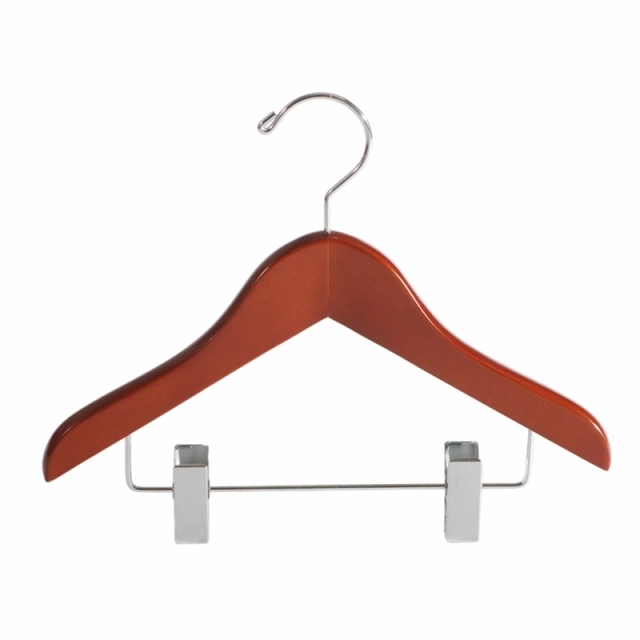 Wholesale Wooden Kids Suits Baby Children Clothing Hangers