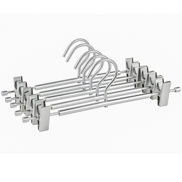 3-Color Aluminum Pants Hangers, Matte Gold Metal Hanger, Aluminum Hanger for Trousers & Pants