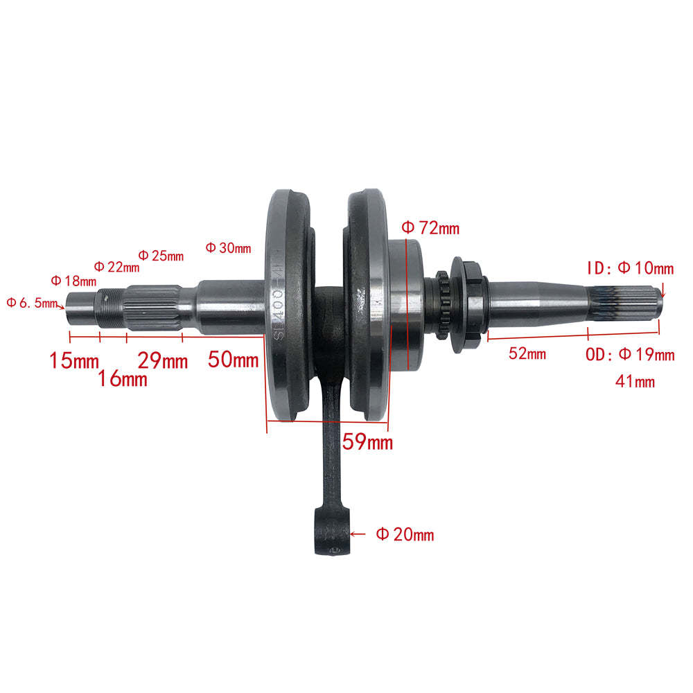 Crankshaft Assembly For HS400 HISUN 400CC ATV Quad Engines Original Parts 13300-F12-0000