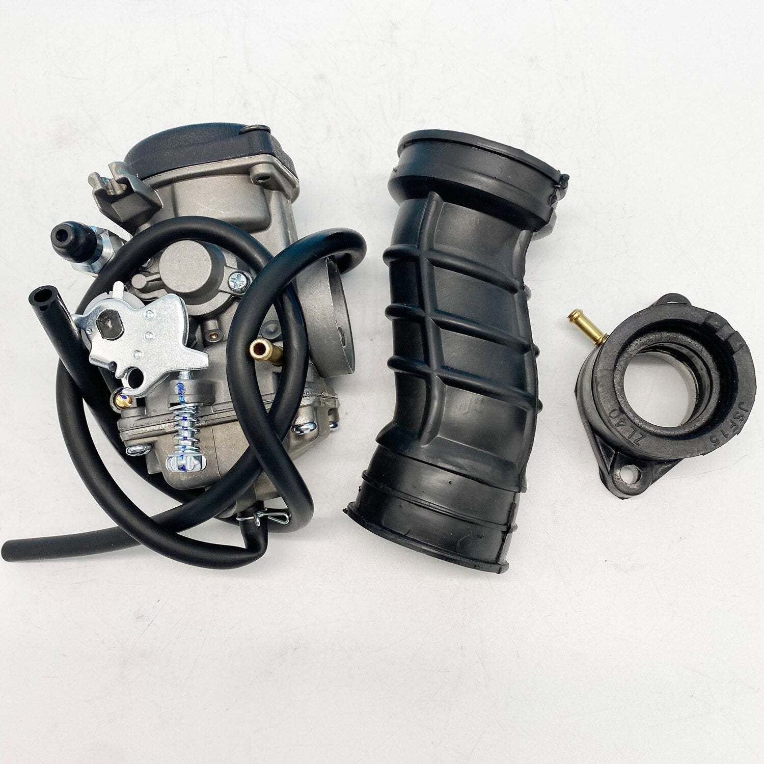 30mm Carburetor TK JIANSHE LONCIN BASHAN 250cc ATV QUAD ATV250 JS250 Carburetor W/ Intake Manifold&amp;Air Filter Rubber Boot Hose