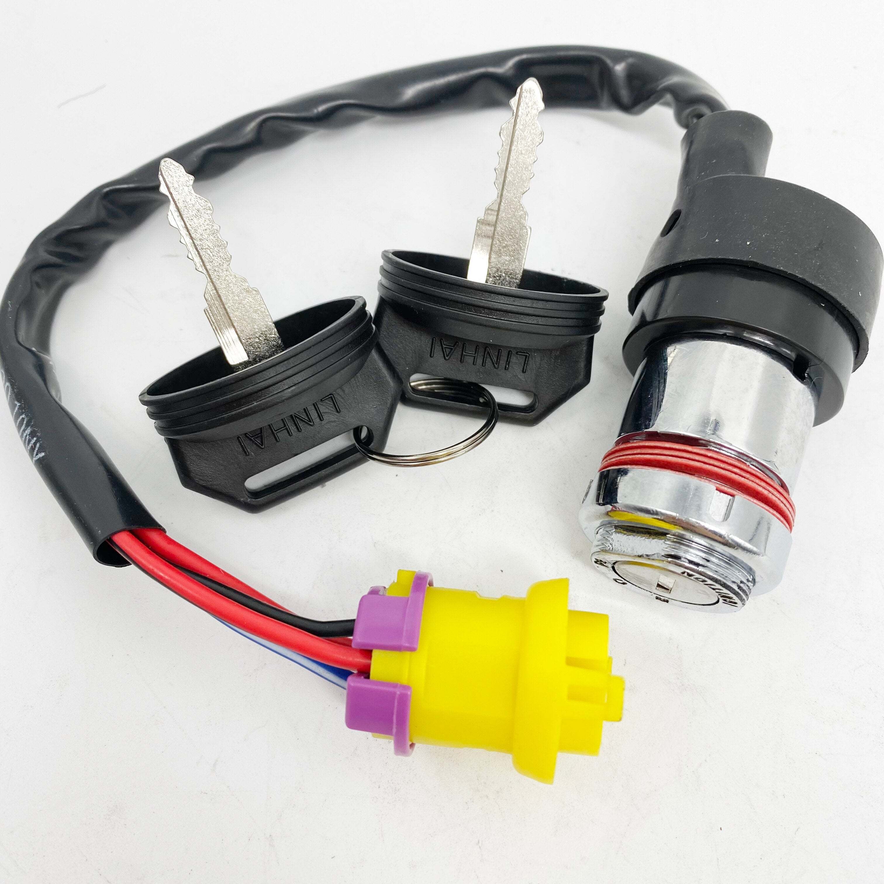 New Waterproof Ignition Key Switch OEM Linhai Goon Muddy Bighorn 260cc 300cc 400cc ATV Parts