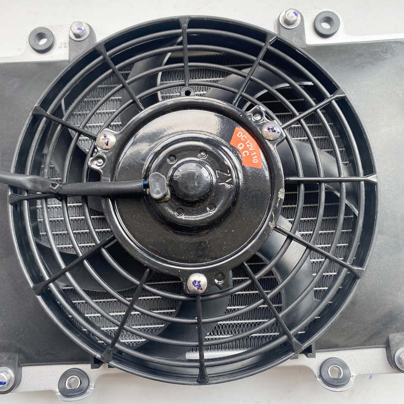 New OEM Cooling Radiator Fan Water Tank Assy for Hisun 500cc 700cc HS500 HS700 ATV-4 ATV Quad HiSun Massimo Bennche
