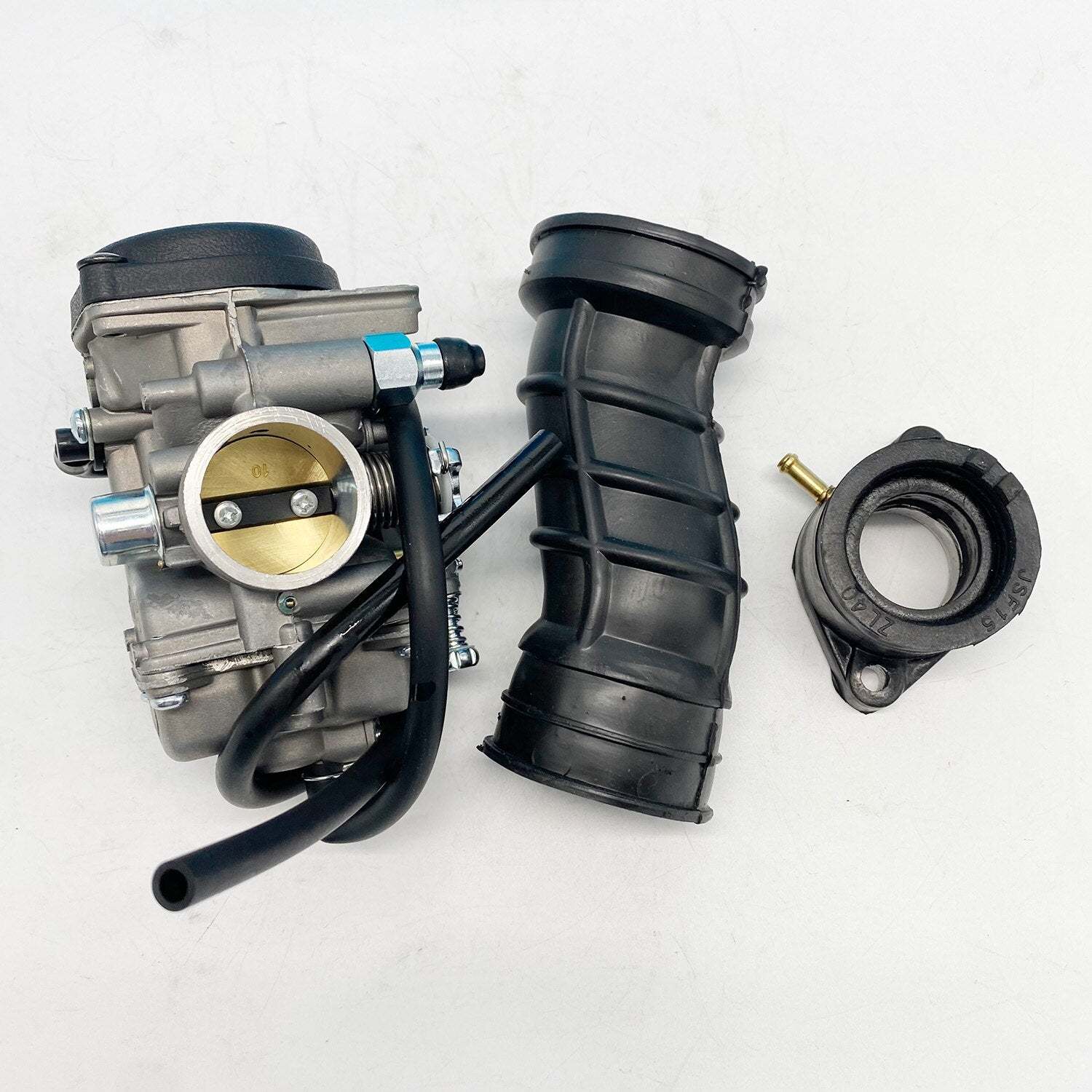 30mm Carburetor TK JIANSHE LONCIN BASHAN 250cc ATV QUAD ATV250 JS250 Carburetor W/ Intake Manifold&amp;Air Filter Rubber Boot Hose
