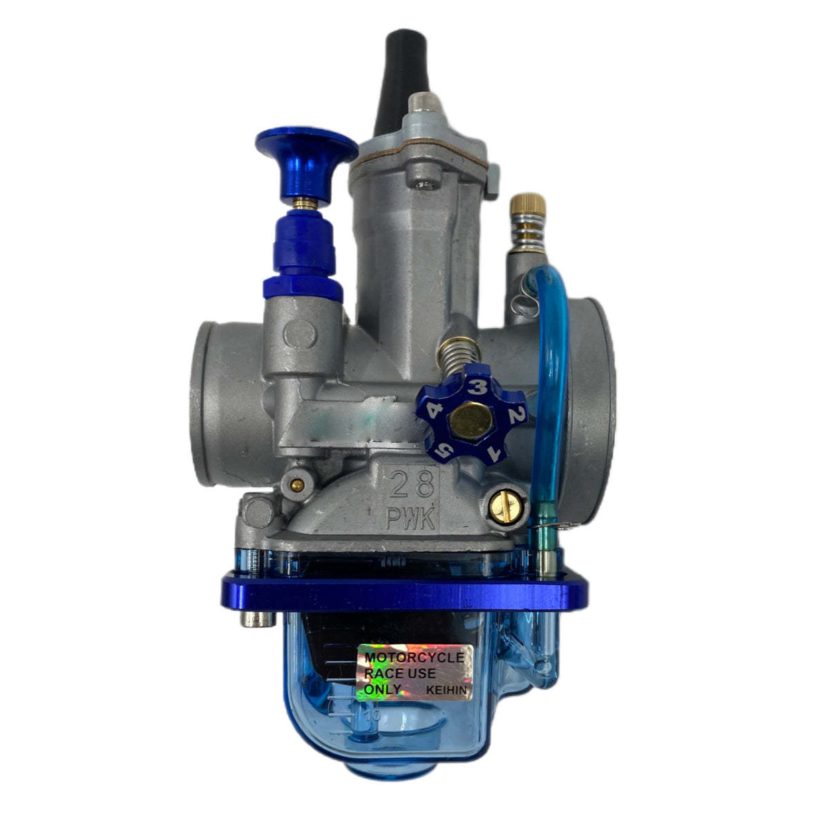 Racing Carburetor PWK28 PWK 28 28MM Flat Slide for 2 4 Stroke Engine Blue