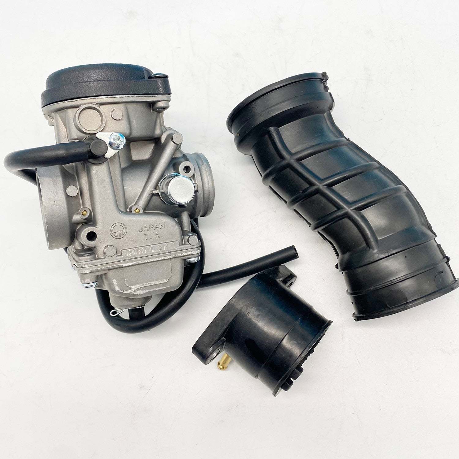 30mm Carburetor TK JIANSHE LONCIN BASHAN 250cc ATV QUAD ATV250 JS250 Carburetor W/ Intake Manifold&amp;Air Filter Rubber Boot Hose