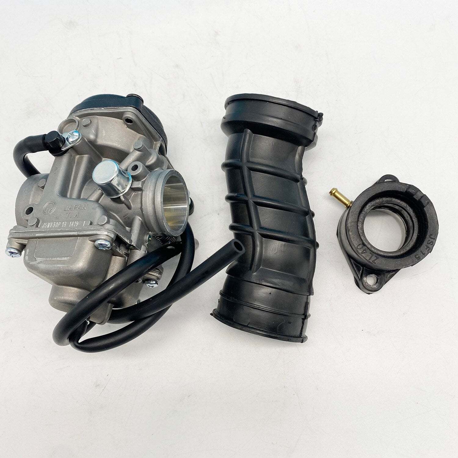 30mm Carburetor TK JIANSHE LONCIN BASHAN 250cc ATV QUAD ATV250 JS250 Carburetor W/ Intake Manifold&amp;Air Filter Rubber Boot Hose