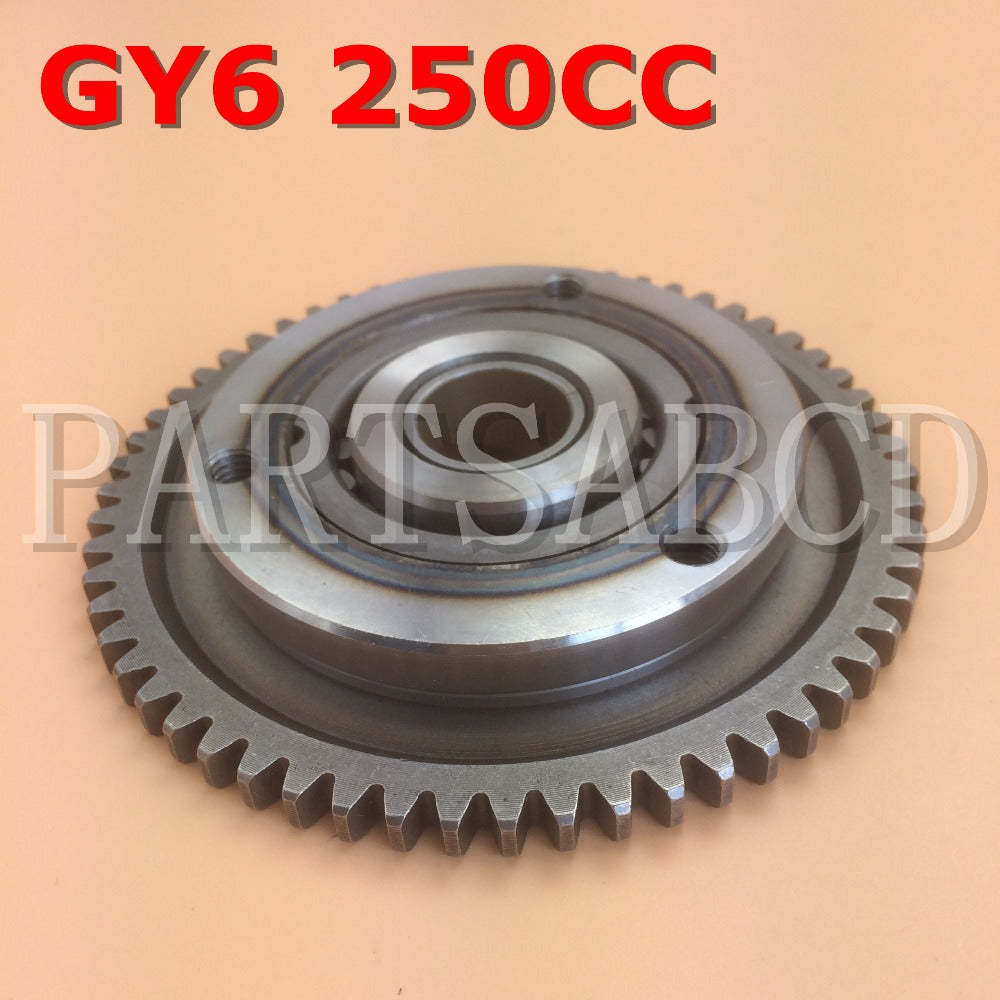 PARTSABCD GY6 250CC Starter Clutch Assy For GY6 250CC ATV QUAD Scooter Go Kart