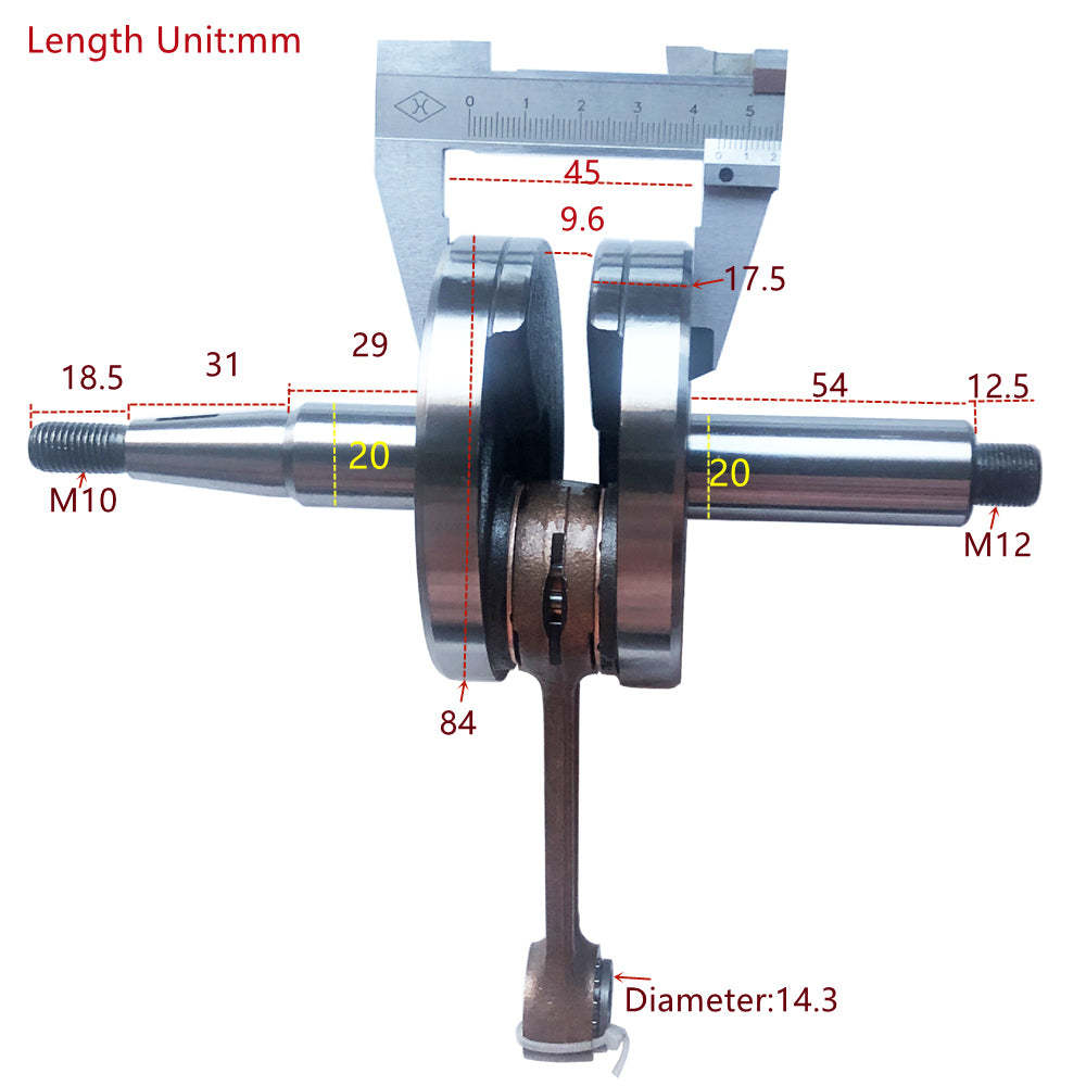 Crankshaft Assembly For Yamaha YZ85 YZ 85 Motorcycle Engine Aftermarket Parts
