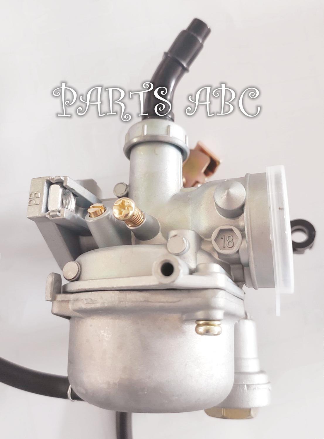 PZ19 carburetor with cable choke and petcock for 50cc 70cc 90cc 110cc 100cc 125cc