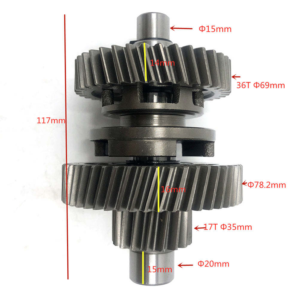 Forward And Reverse Gear Set Fit For Hammerhead 150CC Go Kart Dune Buggy Middle Output Shaft