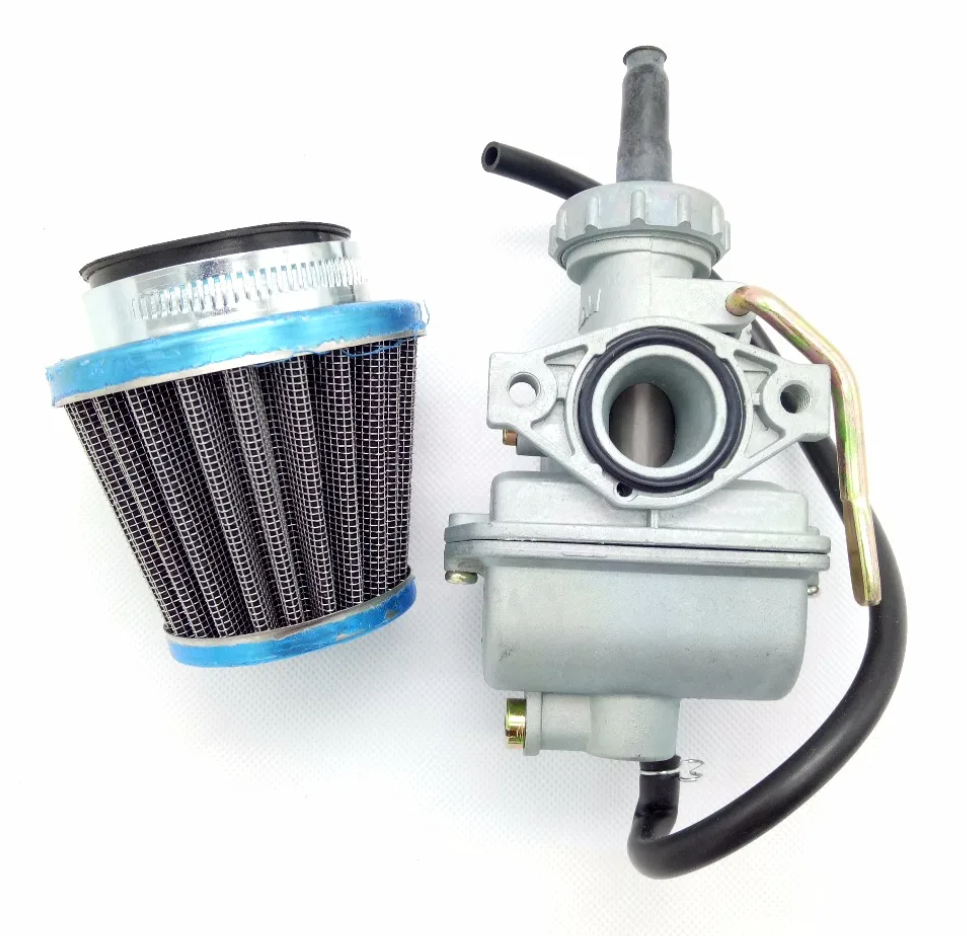 PZ20 20mm Carburetor with Air Filter 110 125CC Chinese ATV Quad Dirt Bike Parts