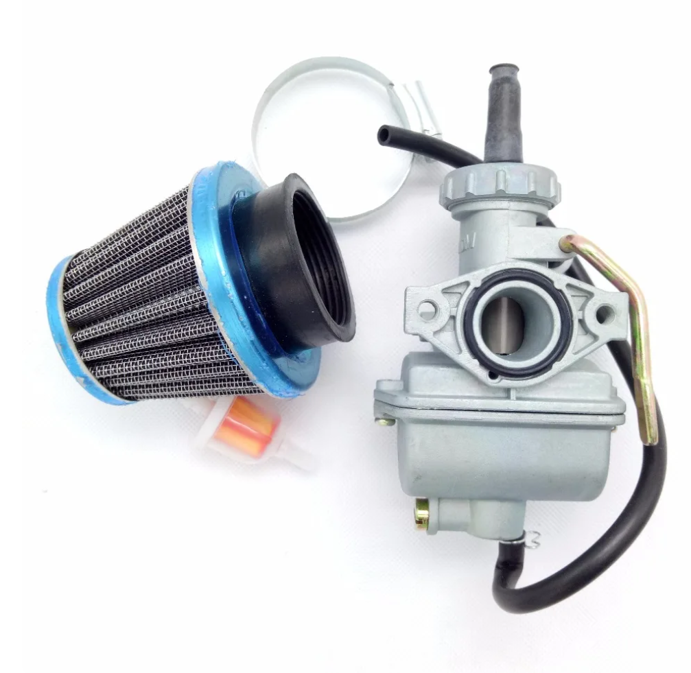 PZ20 20mm Carburetor with Air Filter 110 125CC Chinese ATV Quad Dirt Bike Parts