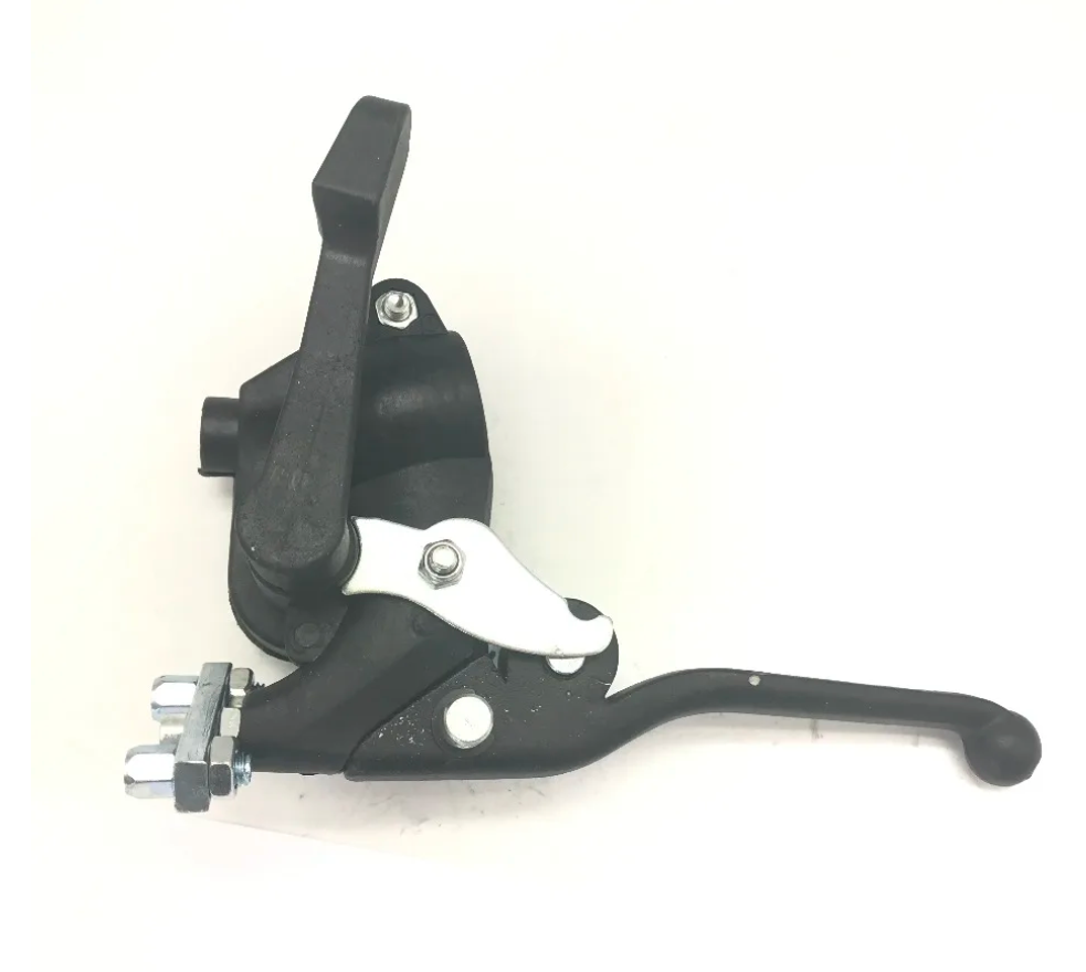 THUMB THROTTLE WITH DUAL BRAKE LEVER FOR 2 STROKE 47CC 49CC MINI ATV KID QUAD
