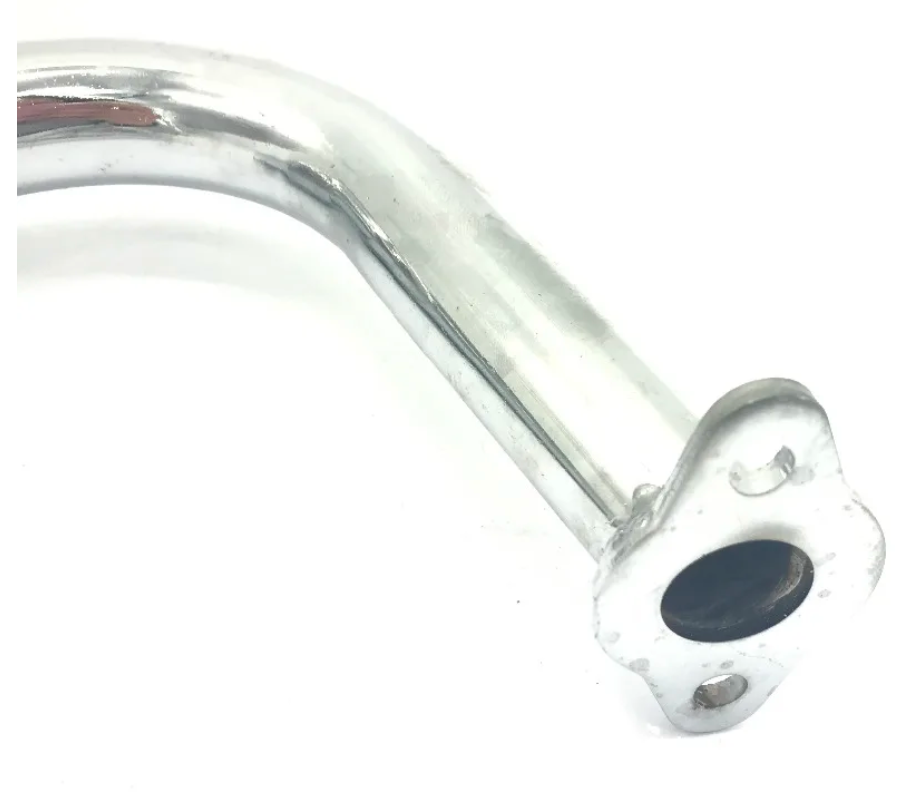New Silver Colour 60CC 80CC Bicycle Exhaust Muffler Pipe Bike Engine Kits