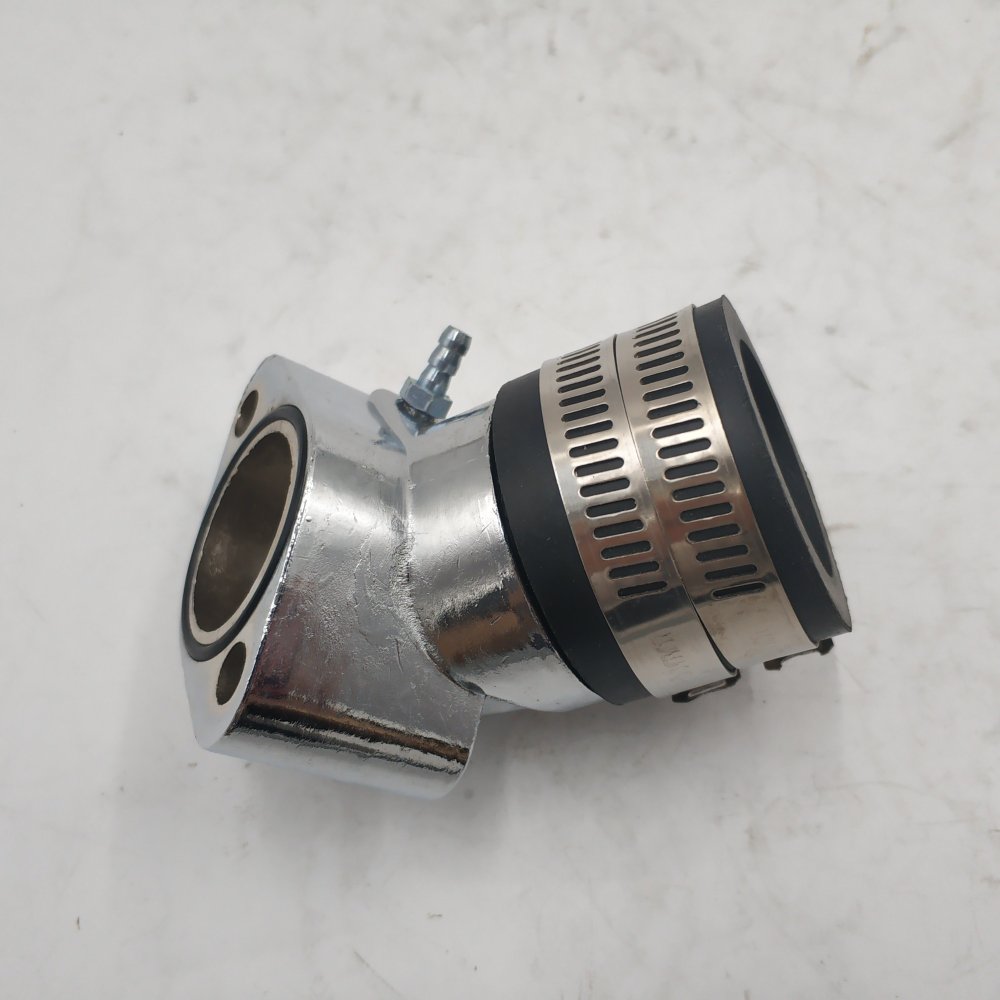 Performance chrome Alloy intake manifold for Scooter GY6 125 GY6 150 152QMI 157QMJ / CVK30 Carburetor intake Manifold