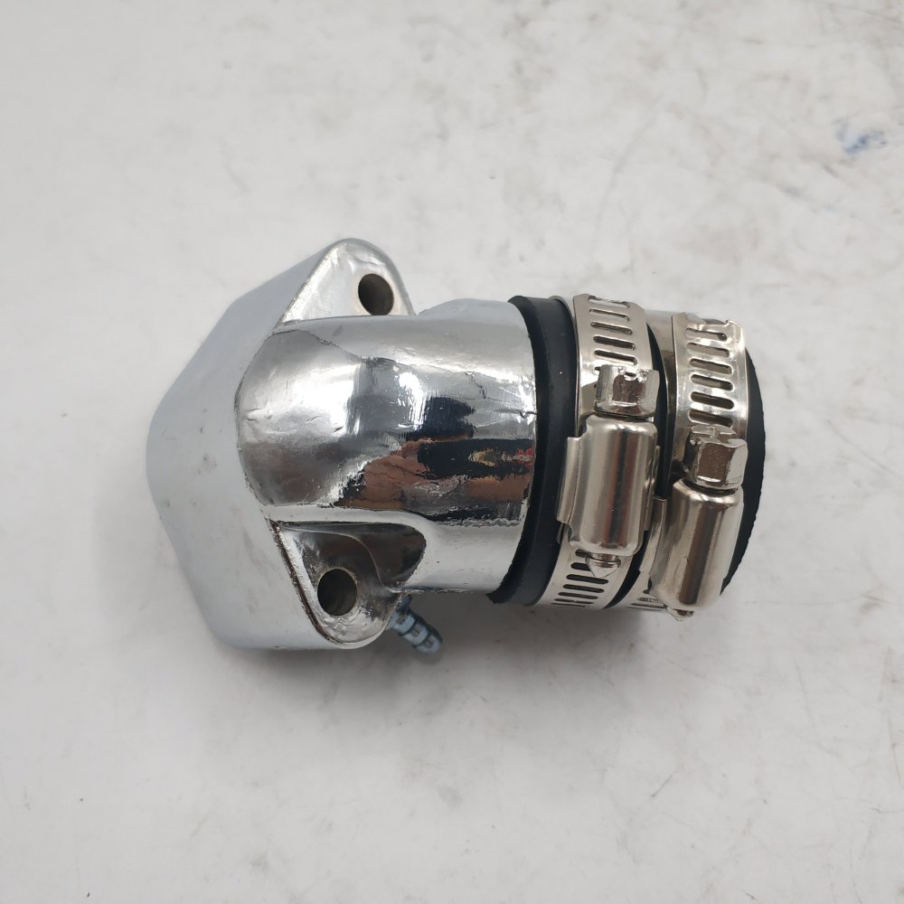 Performance chrome Alloy intake manifold for Scooter GY6 125 GY6 150 152QMI 157QMJ / CVK30 Carburetor intake Manifold